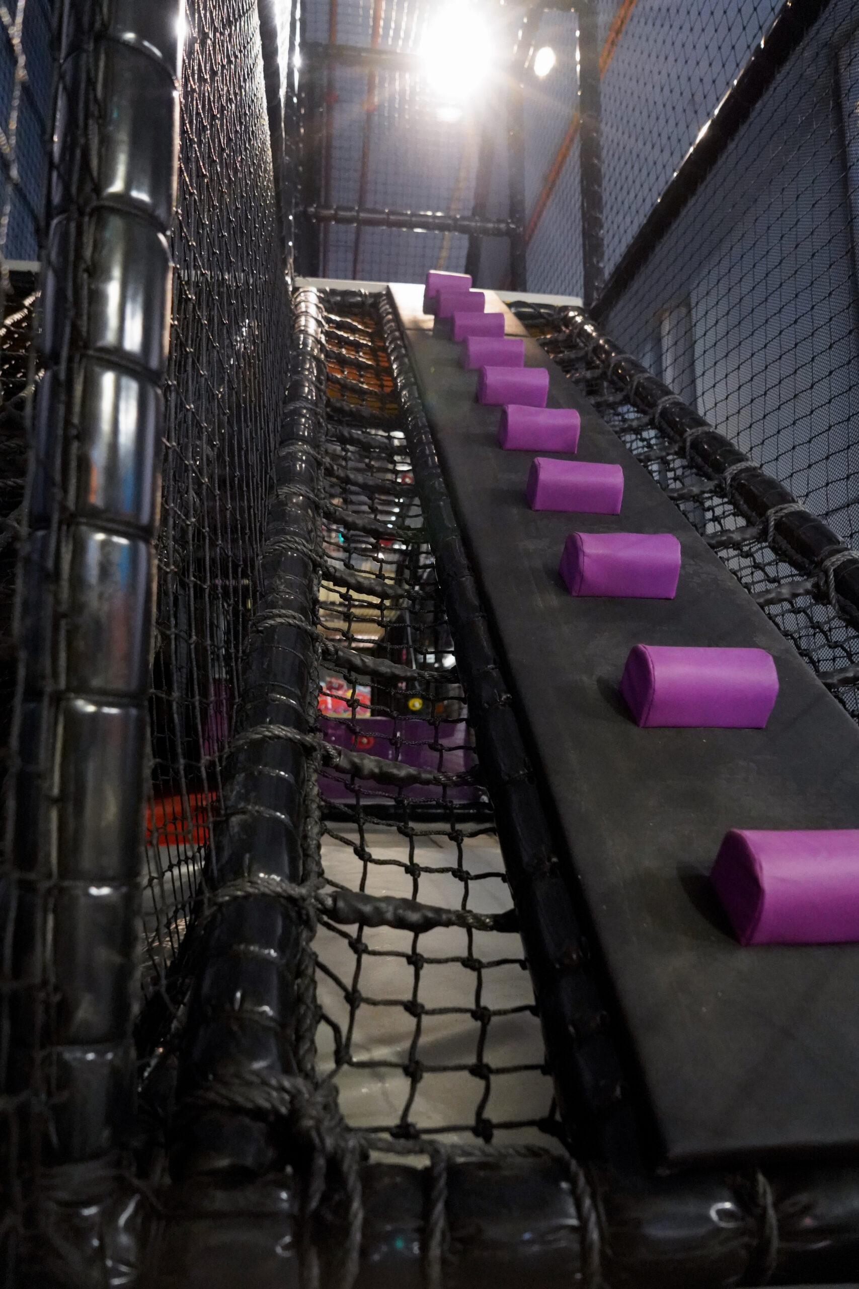 jump party and obstacle course