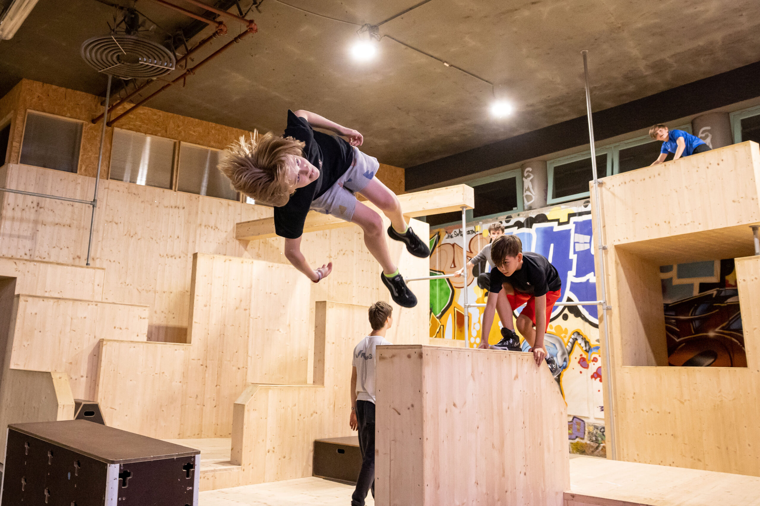 parkour freerun training bij vrog