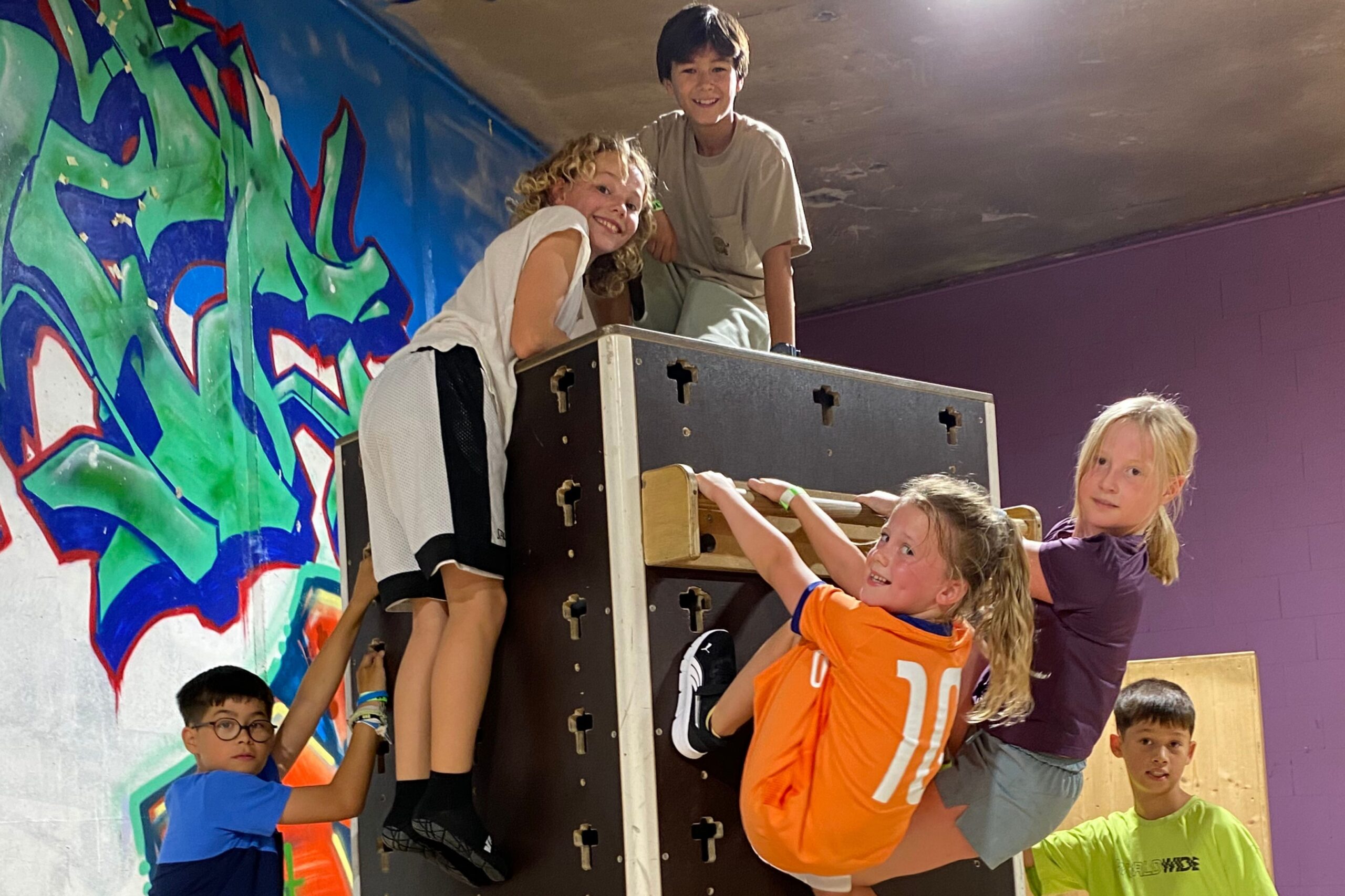 trampoline en parkour freerun holiday camp vrog